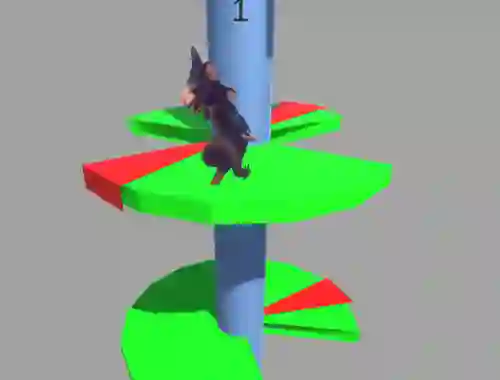 游戏Ratomilton Helix Jump在线