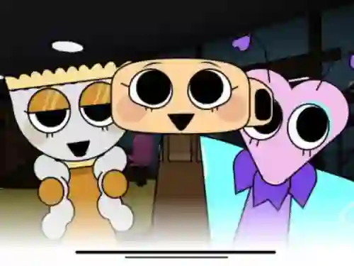 游戏Sprunki x Dandy's World 2在线