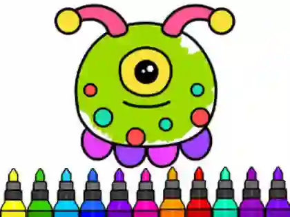 游戏Coloring Book: Alien在线