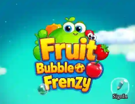 游戏Fruit Bubble Frenzy在线