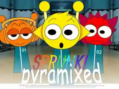 游戏Sprunki Pyramixed: Squid Game在线