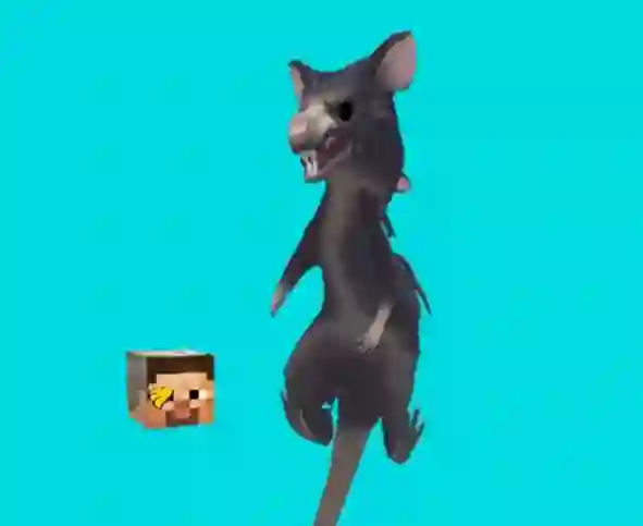 游戏Ratomilton Spinning Flappy Minecraf在线
