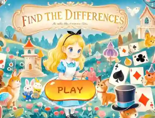 游戏Find The Differences: Alice In Wonderland在线