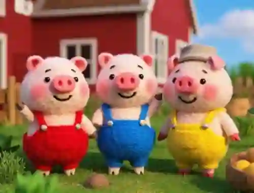 游戏Find The Differences: The 3 Little Pigs在线