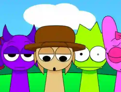 游戏Sprunki Pyramixed - Finished Animations在线