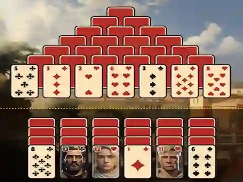 游戏Pyramid Solitaire Ancient Rome在线