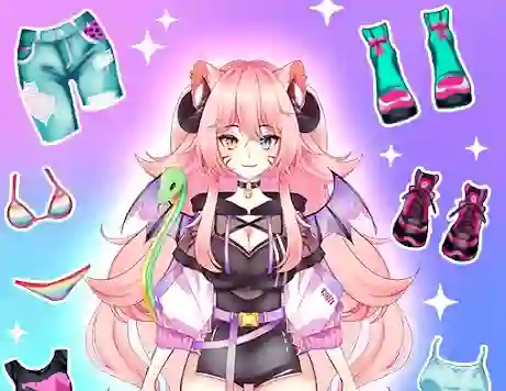 游戏Anime Dress Up Moe在线