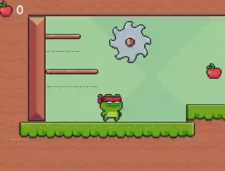 游戏Green Ninja Collects Apples在线