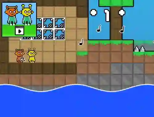 游戏Sprunki vs MCCraft在线