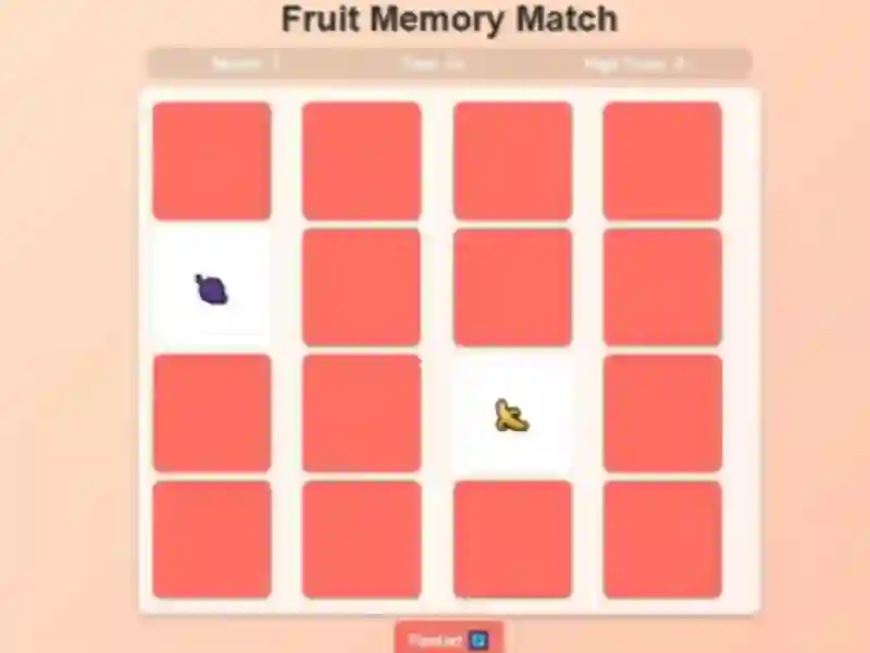 游戏Fruit Memory Match在线