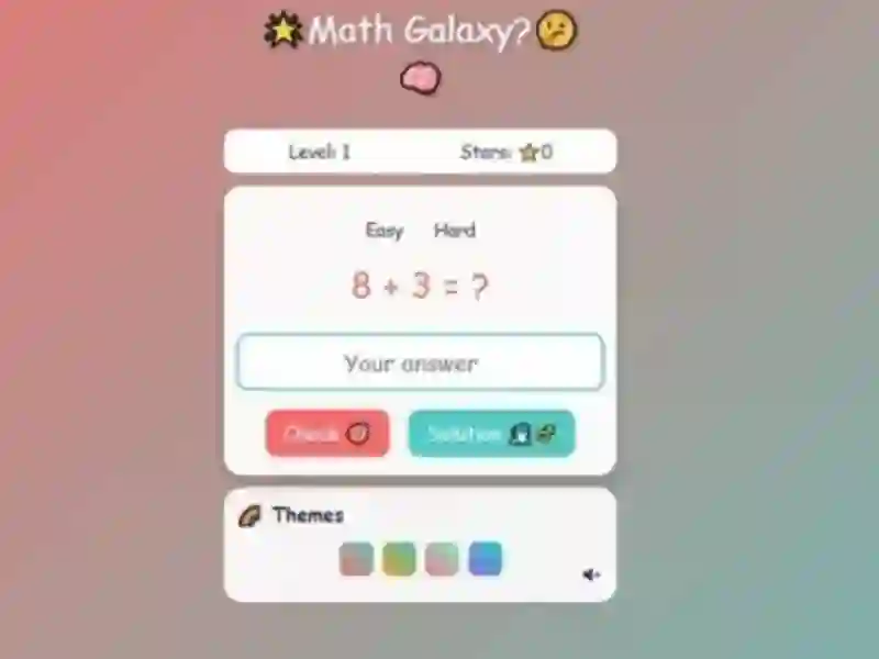 游戏Math Galaxy在线