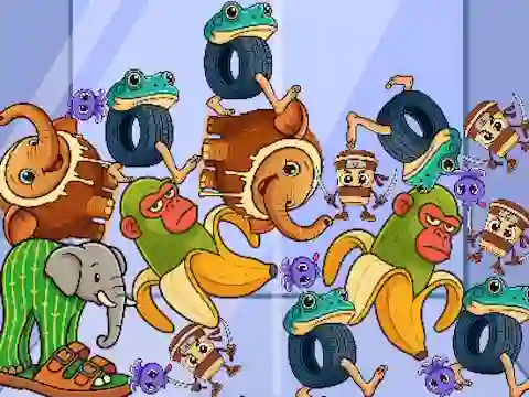 游戏Italian Brainrot: Animals Merge Puzzle在线
