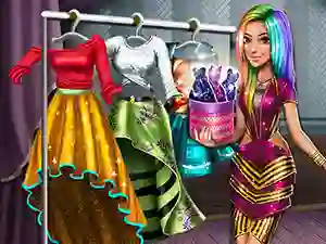 游戏Tris Runway Dolly Dress Up在线