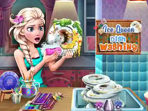 游戏Ice Queen Dish Washing在线