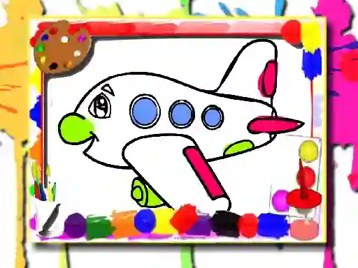 游戏Airplane Coloring Book在线