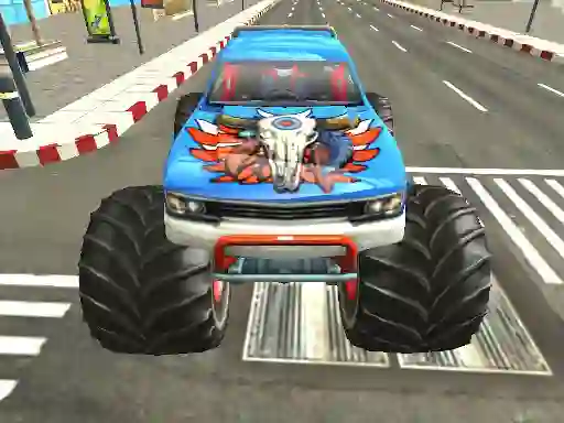 游戏Monster Truck City Parking在线