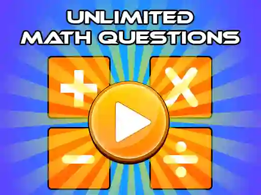 游戏Unlimited Math Questions在线