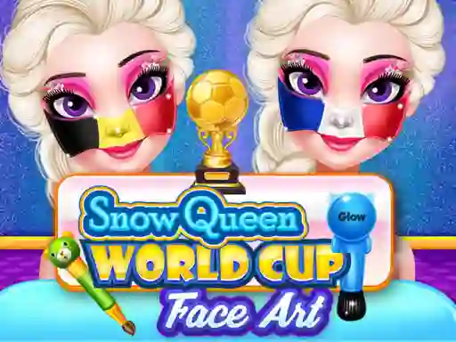游戏Frozen Queen World Cup Face Art在线