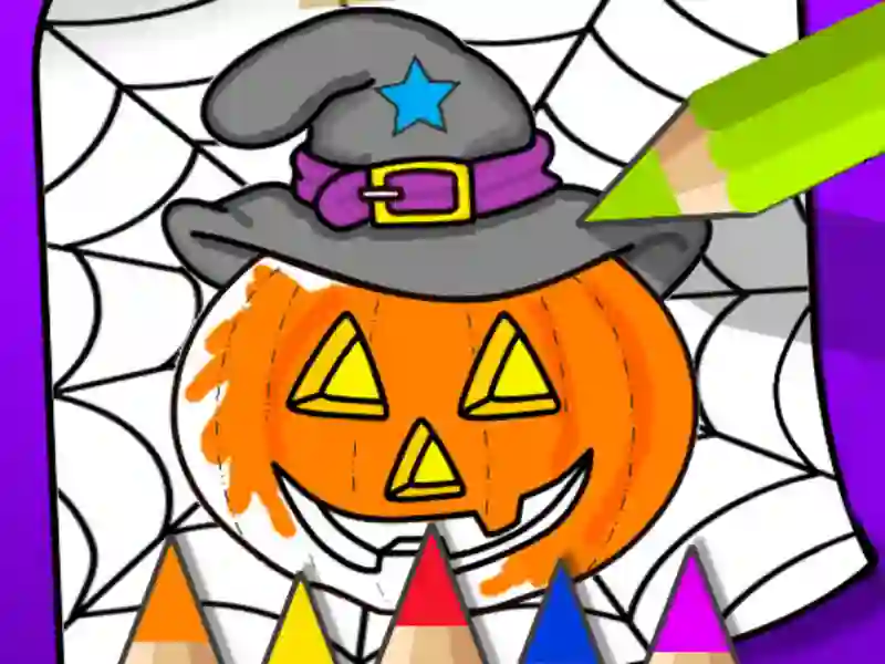 游戏Halloween Coloring Book在线