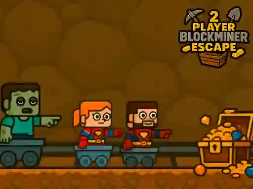 游戏2 Player BlockMiner Escape在线