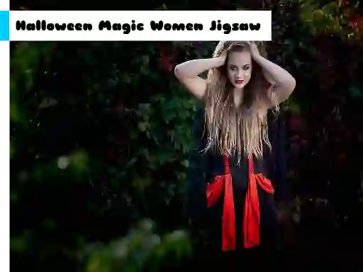 游戏Halloween Magic Women Jigsaw在线