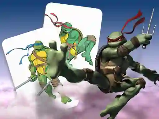 游戏Ninja Turtles Memory card Match在线