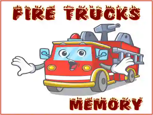 游戏Fire Trucks Memory在线