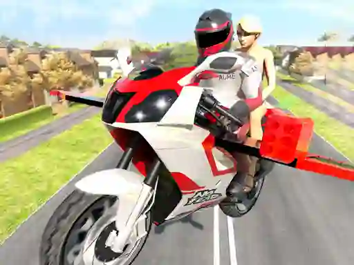 游戏Flying Motorbike Driving Simulator在线