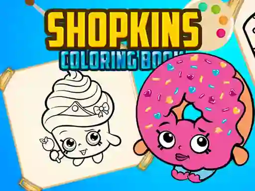 游戏Shopkins Coloring Book在线