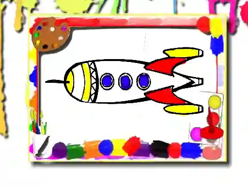 游戏Rockets Coloring Book在线