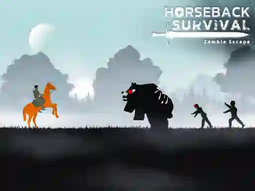 游戏Horseback Survival Zombies Escape在线
