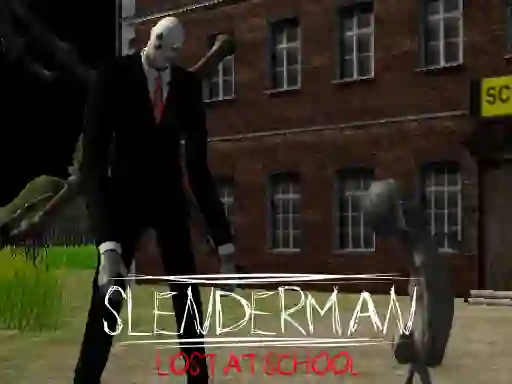 游戏Slenderman Lost at School在线