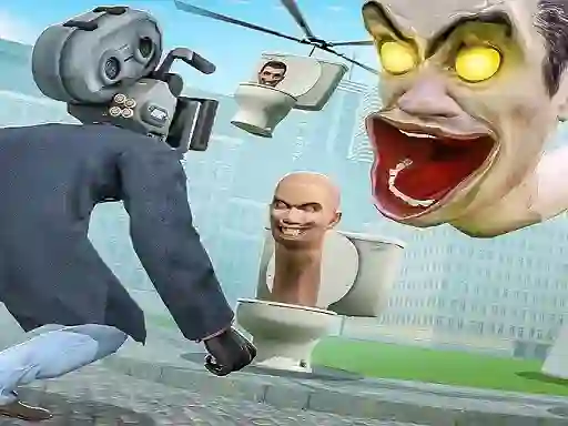 游戏Skibidi Toilet TopDown Survival在线