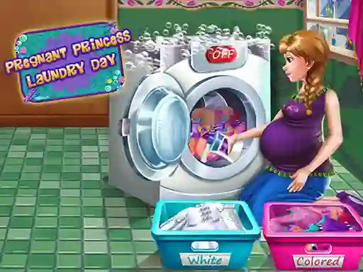 游戏Pregnant Princess Laundry Day在线