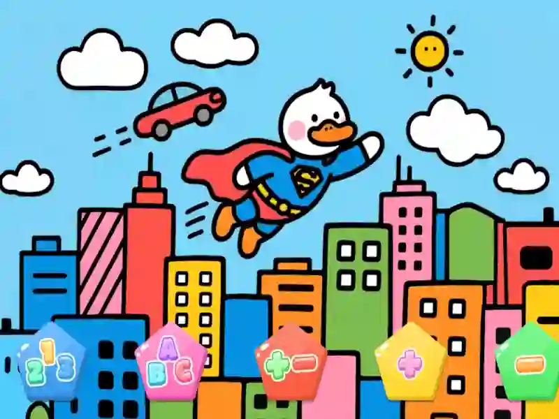 游戏Color By Code Super Duck在线