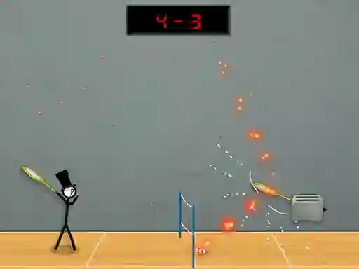 游戏Stick Figure Badminton 3在线