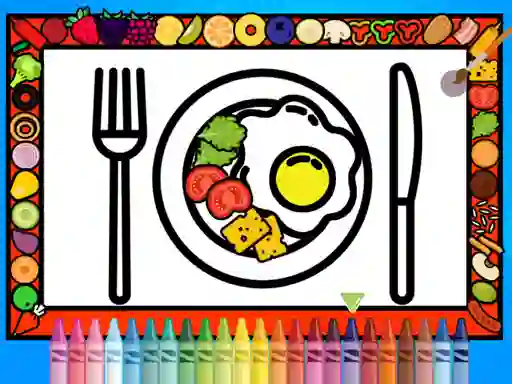 游戏Color and Decorate Dinner Plate在线