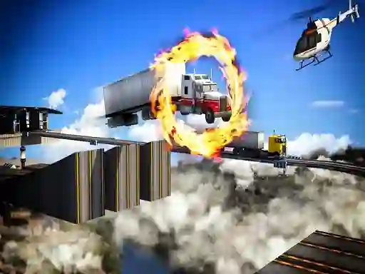 游戏Impossible Truck Driving Stunt Track Parking在线