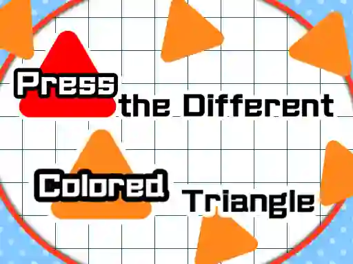 游戏Press The Different Colored Triangle在线