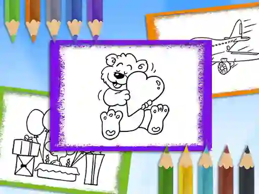 游戏Cartoon Coloring Book在线
