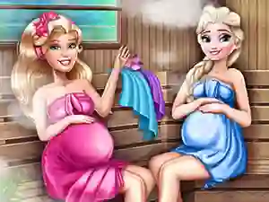 游戏Cute Mommies Pregnant Sauna在线