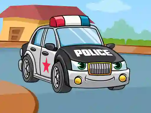 游戏Police Cars Jigsaw在线