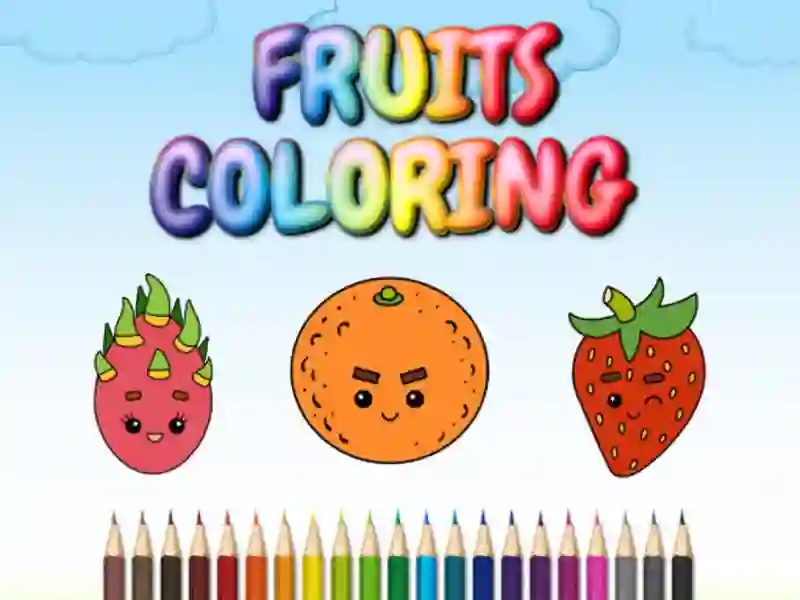 游戏FRUITS COLORING在线