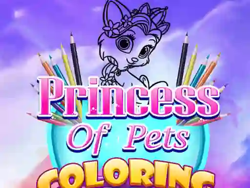 游戏Princess Of Pets Coloring在线