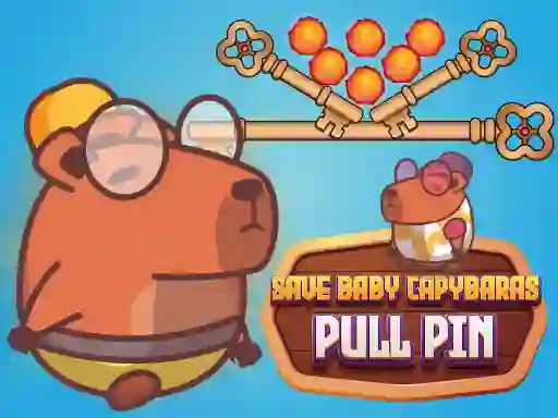 游戏Save Baby Capybaras Pull Pin在线