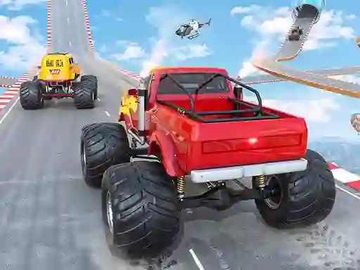 游戏Mega Ramp Monster Truck Race在线