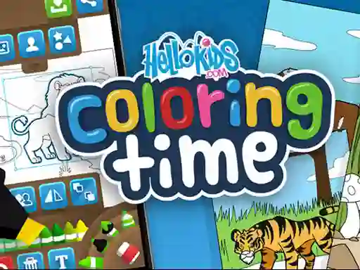 游戏Hello kids Coloring Time在线