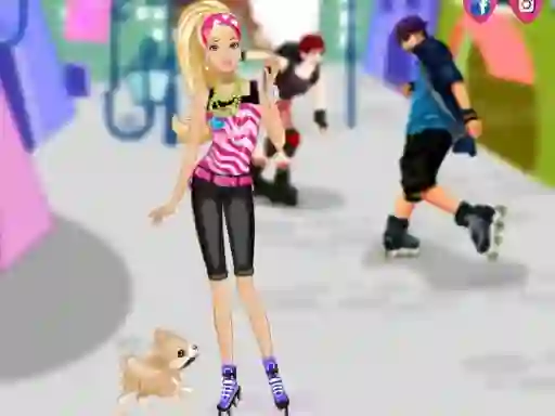 游戏Barbie on roller skates在线