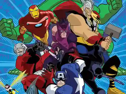 游戏Avengers Coloring在线