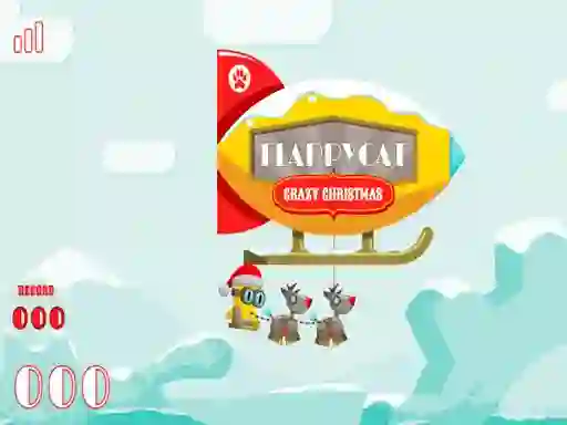 游戏FlappyCat Crazy Christmas在线